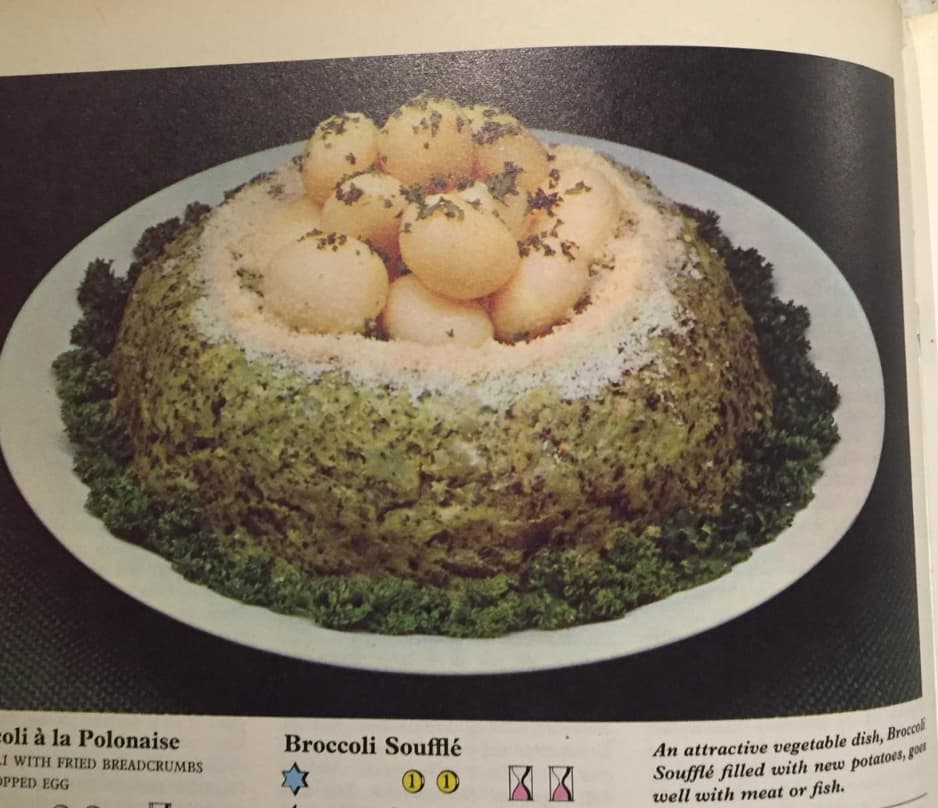 kuchen - coli la Polonaise Broccoli Souffl Li With Fried Breadcrumbs Opped Egg 1 1 > > An attractive vegetable dish, Broccoli Souffl filled with new potatoes, go well with meat or fish.